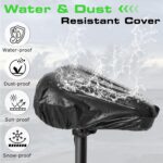 Zacro Bike Seat Cushion - Gel Padded Bike Seat Cover for Men Women Comfort, Extra Soft Exercise Bicycle Seat Compatible with Peloton, Outdoor & Indoor Bike Saddles - Image 5