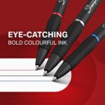 Sharpie S-Gel | Gel Pens | Medium Point (0.7mm) | Black, Red & Blue Ink | 3 Count - Image 4