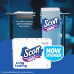 Scott 1000 Toilet Paper, 8 Rolls, Septic-Safe, 1-Ply Toilet Tissue - Image 3