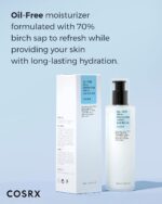 COSRX Oil Free Lotion with Birch Sap, Daily Acne Facial Moisturizer, Hydrating Moisturizer for All Skin Types, Korean Skin Care, 3.38 fl.oz / 100ml - Image 3