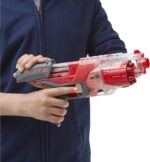 NERF Elite Disrupter Blaster - 6-Dart Rotating Drum, Slam Fire, Translucent Red (Amazon Exclusive) - Image 4
