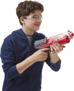 NERF Elite Disrupter Blaster - 6-Dart Rotating Drum, Slam Fire, Translucent Red (Amazon Exclusive) - Image 5