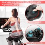 Oversized Bike Seat for Peloton Bike & Bike+, Comfort Seat Cushion Compatible with Peloton, Road or Exercise Bikes, Bicycle Wide Saddle Replacement for Men & Women, Accessories for Peloton - Image 3
