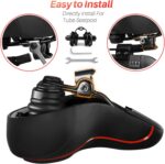 Oversized Bike Seat for Peloton Bike & Bike+, Comfort Seat Cushion Compatible with Peloton, Road or Exercise Bikes, Bicycle Wide Saddle Replacement for Men & Women, Accessories for Peloton - Image 6
