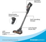 BLACK+DECKER POWERSERIES 20V MAX Cordless Stick Vacuum Cleaner, Household Vacuum Cleaners for Hardwood Floors and Carpet, LED Lights, Detachable, Anti-Tangle, Lightweight, Bagless (BHFEA18D1) - Image 3