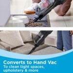 BLACK+DECKER POWERSERIES 20V MAX Cordless Stick Vacuum Cleaner, Household Vacuum Cleaners for Hardwood Floors and Carpet, LED Lights, Detachable, Anti-Tangle, Lightweight, Bagless (BHFEA18D1) - Image 9
