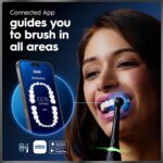 Oral-B Rechargeable Electric Toothbrush, iO9 Limited Ultimate Clean, 7 Cleaning Modes, Interactive Display, iSense Charger, Charging Travel Case, Visible Pressure Sensor, 3 Brush Heads, Black - Image 7