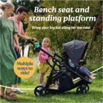 Graco Ready2Grow 2.0 Double Stroller, Twin Baby Stroller Features Bench Seat and Standing Platform Options, Compact Fold Perfect for Baby Travel, Rafa - Image 3
