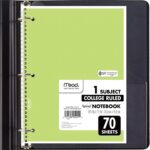 Mead Spiral Notebook, 6 Pack, 1 Subject, College Ruled Paper, 7-1/2" x 10-1/2", 70 Sheets per Notebook, Assorted Pastel Colors (830049) - Image 4