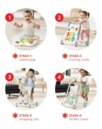 Skip Hop Baby Walker 4-in-1 Sit to Stand Convertible Light Up Walker with 40+ Activities Explore & More Age 6m+ - Image 3