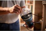 BOSCH ROS20VSC Palm Sander with Vacuum Dust Collector, 2.5 Amp 5 Inch Corded Variable Speed Random Orbital Sander, Polisher Kit with Soft Carrying Bag - Image 4
