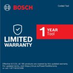 BOSCH ROS20VSC Palm Sander with Vacuum Dust Collector, 2.5 Amp 5 Inch Corded Variable Speed Random Orbital Sander, Polisher Kit with Soft Carrying Bag - Image 6