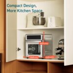 Cosori 11-in-1 Air Fryer Oven, 13Qt Small Footprint Airfryer combo with Rotisserie, Toast, Bake, Roast, Reheat Functions and more, Recipe Book & 6 Accessories Included, Perfect for Small Countertop - Image 4
