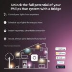 PHILIPS Hue Indoor 10 Ft Smart RGBWW LED Solo Lightstrip Base Kit, 1 Pack, Control with Hue App, LED Strip Lights Compatible with Alexa, Google Assistant and Apple HomeKit - Image 6