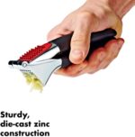 OXO Good Grips Heavy Duty Garlic Press, Die-Cast Zinc, Black - Image 2