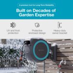 GARDENA Retractable Garden Hose Reel - 115 Feet - Auto Retract Hose Reel with 180° Swivel Wall Mount - Heavy Duty - Integrated Spray Nozzle - 18630 - Image 4