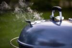 Weber Master-Touch Charcoal Grill, 22-Inch, Slate Blue – Premium Outdoor BBQ Grill with Tuck-Away Lid Holder & One‑Touch™ Cleaning System, Porcelain‑Enameled Kettle - Image 5