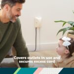 Safety 1st Outlet Cover with Cord Shortener for Baby Proofing - Image 2