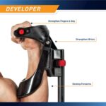 Marcy Wrist and Forearm Developer/Strengthener Home Gym Gear - Wedge Multi-Coloured, 9x4x1 - Image 5