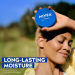 NIVEA Creme Body, Face and Hand Moisturizing Cream, German Formula, Rich Body Moisturizer with Provitamin B5, 8.4 Oz Tin - Image 3
