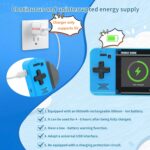 Handheld Game for Kids -Preloaded 220 Retro Video Games, Portable Gaming Player with Rechargeable Battery 3.0" LCD Screen, Mini Arcade Electronic Toy Gifts for Boys Girls (Blue) - Image 3
