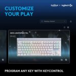 Logitech G515 Wireless Gaming Keyboard TKL, Low Profile, Kamisato Ayaka Special Edition, LIGHTSYNC RGB, Thin Tenkeyless Design, Double-Shot PBT Keycaps, Tactile Brown Mechanical Switches - Image 4