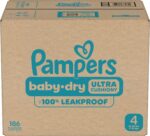 Pampers Diapers - Baby Dry - Size 4, 186 Count, Absorbent Disposable Infant Diaper (Packaging May Vary) - Image 6