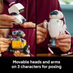 LEGO Disney & Pixar Wall-E & EVE Building Set for Adults, Ages 18+ - Home Office, Book Shelf, or Room Decor for Disney Fans - Gift Ideas for Men & Women - 43279 - Image 4