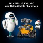 LEGO Disney & Pixar Wall-E & EVE Building Set for Adults, Ages 18+ - Home Office, Book Shelf, or Room Decor for Disney Fans - Gift Ideas for Men & Women - 43279 - Image 5