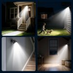USB Rechargeable Motion Sensor Light Outdoor, 4000mAh Built-in Battery 600 Lumen Spotlight, IP65 Waterproof Cordless Wall Light for Porch Garage House - Image 5
