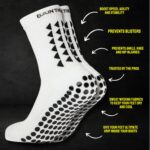 Gain The Edge Soccer Grip Socks - Set - White - Image 2