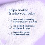 Johnson's Baby Bedtime Moisture Body Wash, Soothing NaturalCalm Aromas, Nighttime Bath Wash to Help Calm Baby Before Bed, Baby Wash, No added Parabens & Sulfates, 27.1 fl. oz - Image 5