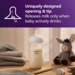 Philips Avent Natural Baby Bottles with Natural Response Nipples (Fast Flow, Flow 4), 11oz, 4-Pack, SCY906/04 - Image 3