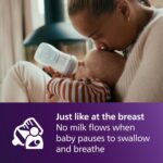 Philips Avent Natural Baby Bottles with Natural Response Nipples (Fast Flow, Flow 4), 11oz, 4-Pack, SCY906/04 - Image 4