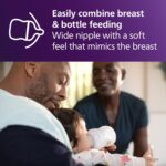 Philips Avent Natural Baby Bottles with Natural Response Nipples (Fast Flow, Flow 4), 11oz, 4-Pack, SCY906/04 - Image 5