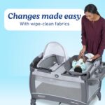 Graco Pack 'n Play Close2Baby Bassinet Playard Features Portable Bassinet Diaper Changer and More, Derby - Image 6
