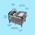 Graco Pack 'n Play Close2Baby Bassinet Playard Features Portable Bassinet Diaper Changer and More, Derby - Image 8