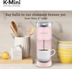 Keurig K-Mini Single Serve K-Cup Pod Coffee Maker, 6 to 12oz Brew size, with Cord Storage, Perfect for Small Spaces, Dusty Rose - Image 3