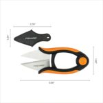 Fiskars Herb Garden Scissors, 5" Garden Shears, Handheld Herb Snips with Sheath and SoftGrip Handle, Dishwasher Safe - Image 4