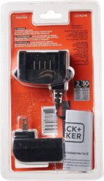 BLACK+DECKER 20V MAX Lithium Battery Charger, Compatible with 12V and 20V Battery, Battery Sold Separately (LCS1620B) - Image 4
