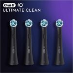 Oral-B iO Ultimate Clean Electric Toothbrush Head, Twisted & Angled Bristles for Deeper Plaque Removal, Pack of 4, Suitable for Mailbox, Black - Image 7