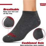 Levi's Mens Socks 8 Pairs Crew Low Cut No Show Ankle Socks for Men Premium Athletic Men's Shoe Size 8-12 - Image 4