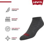 Levi's Mens Socks 8 Pairs Crew Low Cut No Show Ankle Socks for Men Premium Athletic Men's Shoe Size 8-12 - Image 5