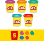 Play-Doh Fun Tub Set, 19 Accessories & Reusable Storage Container, Preschool Toys, Kids Arts & Crafts, Back to School Gifts, Ages 3+ (Amazon Exclusive) - Image 6