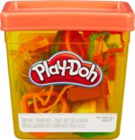 Play-Doh Fun Tub Set, 19 Accessories & Reusable Storage Container, Preschool Toys, Kids Arts & Crafts, Back to School Gifts, Ages 3+ (Amazon Exclusive) - Image 7