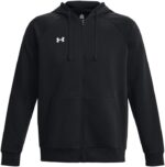 Under Armour Men's Rival Fleece Full Zip Hoodie - Image 3