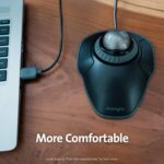Kensington Orbit Trackball Mouse with Scroll Ring (K75327WW), Black-Grey - Image 2