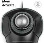 Kensington Orbit Trackball Mouse with Scroll Ring (K75327WW), Black-Grey - Image 3