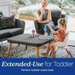 Chicco Zest LE 4-in-1 Folding High Chair, Feeding Chair, Toddler Chair and Youth Stool, Multi-Use Easy Clean High Chair, Chai/Beige - Image 5