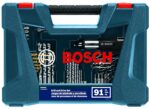 BOSCH MS4091 91-Piece Drilling and Driving Mixed Set with Included Case for Applications in Wood, Metal, Masonry - Image 3